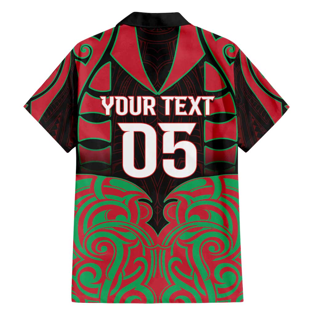 Custom Aotearoa Tuhoe Family Matching Off Shoulder Maxi Dress and Hawaiian Shirt Maori Pattern New Zealand - Polynesian Pride