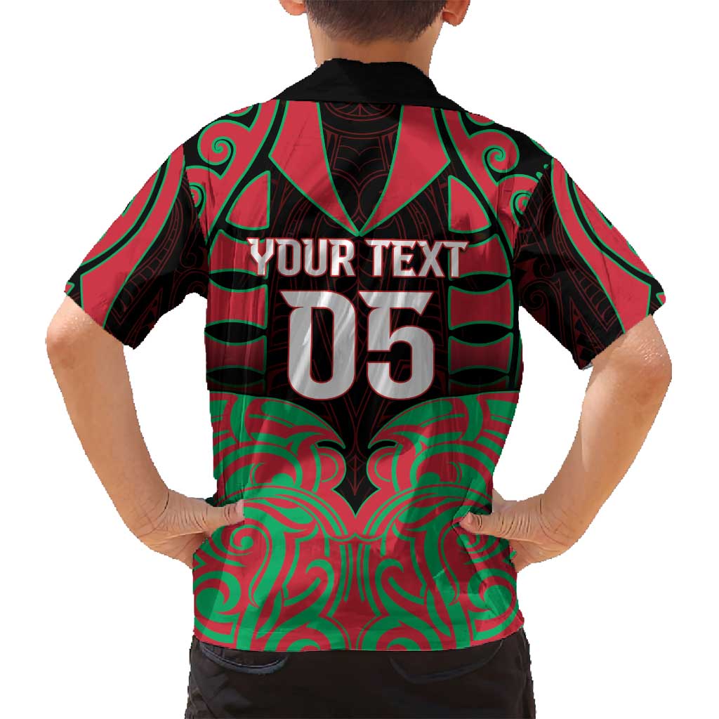 Custom Aotearoa Tuhoe Family Matching Summer Maxi Dress and Hawaiian Shirt Maori Pattern New Zealand - Polynesian Pride