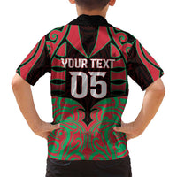 Custom Aotearoa Tuhoe Family Matching Summer Maxi Dress and Hawaiian Shirt Maori Pattern New Zealand - Polynesian Pride