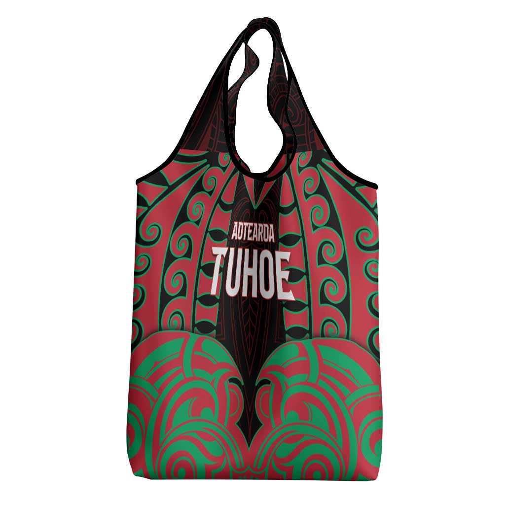Aotearoa Tuhoe Grocery Bag Maori Pattern New Zealand DT05 - Polynesian Pride