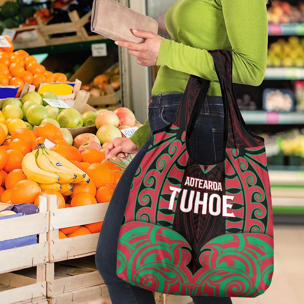 Aotearoa Tuhoe Grocery Bag Maori Pattern New Zealand DT05 - Polynesian Pride