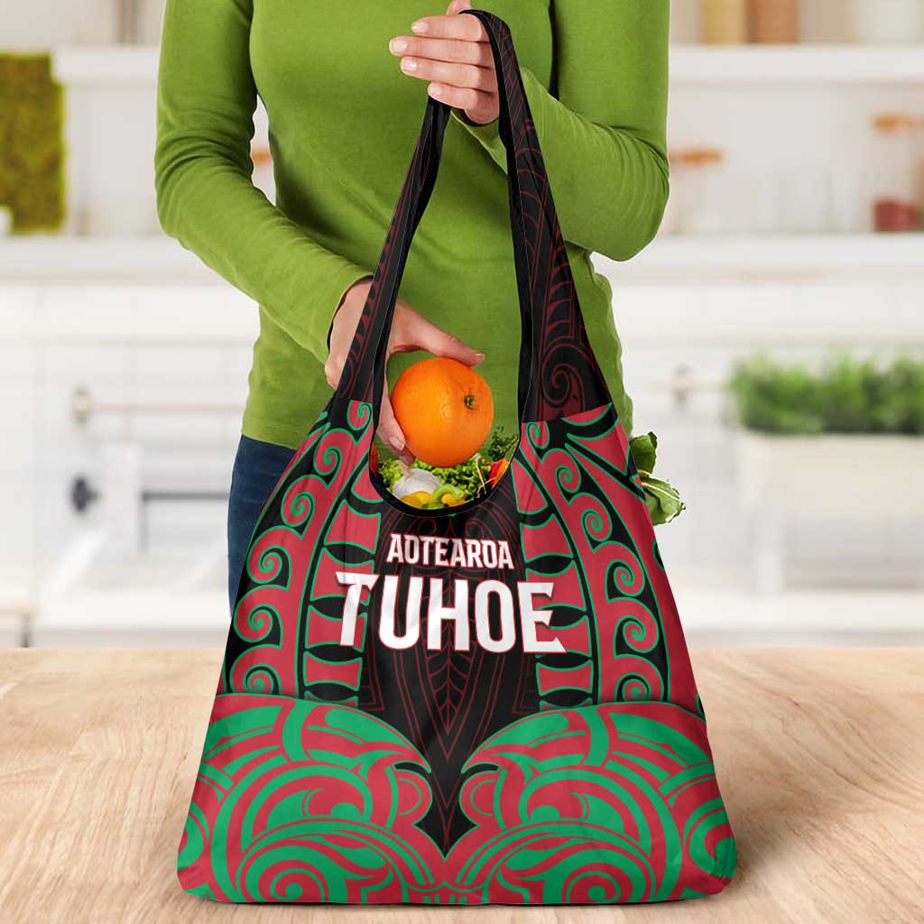 Aotearoa Tuhoe Grocery Bag Maori Pattern New Zealand DT05 - Polynesian Pride