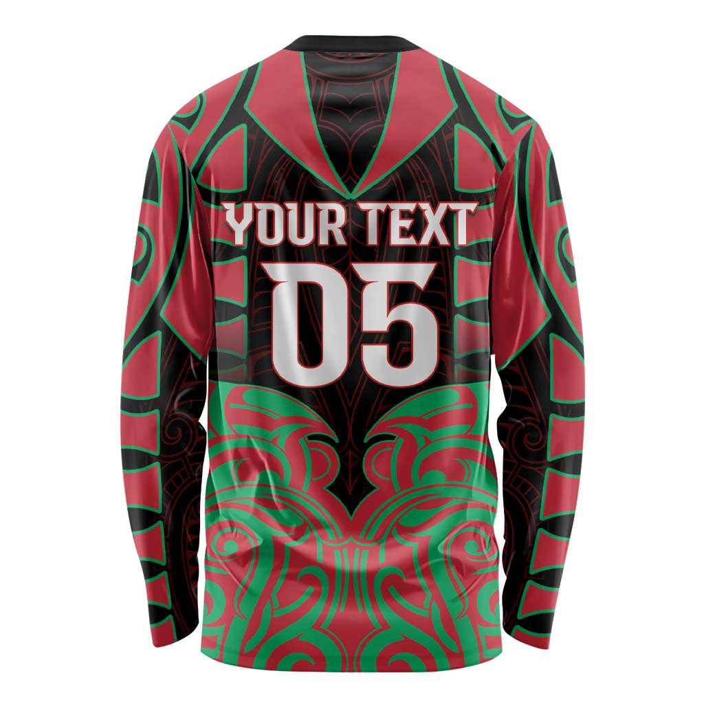 Custom Aotearoa Tuhoe Long Sleeve Shirt Maori Pattern New Zealand DT05 - Polynesian Pride