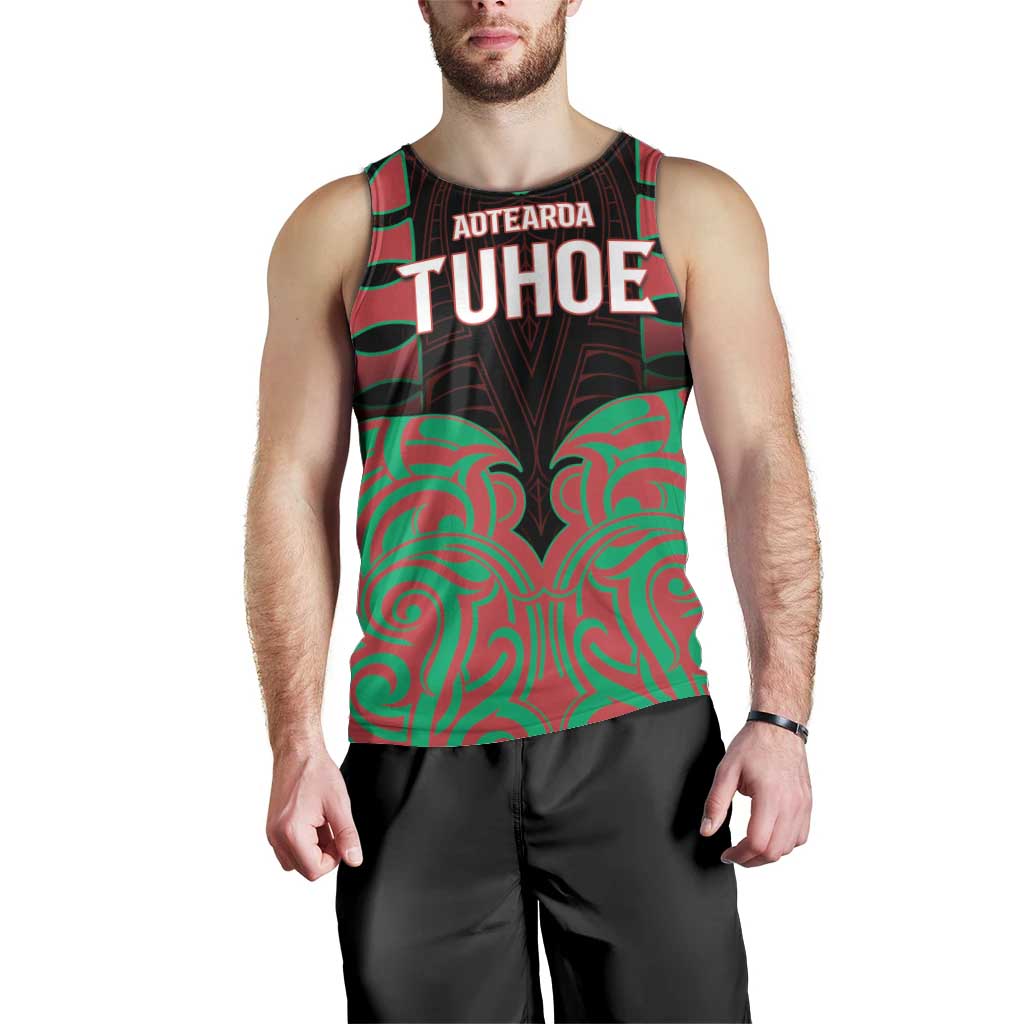 Custom Aotearoa Tuhoe Men Tank Top Maori Pattern New Zealand DT05 - Polynesian Pride