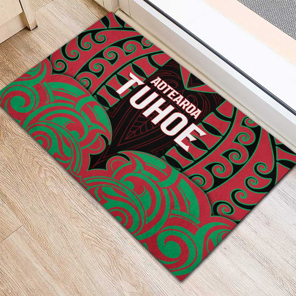 Aotearoa Tuhoe Rubber Doormat Maori Pattern New Zealand DT05 - Polynesian Pride