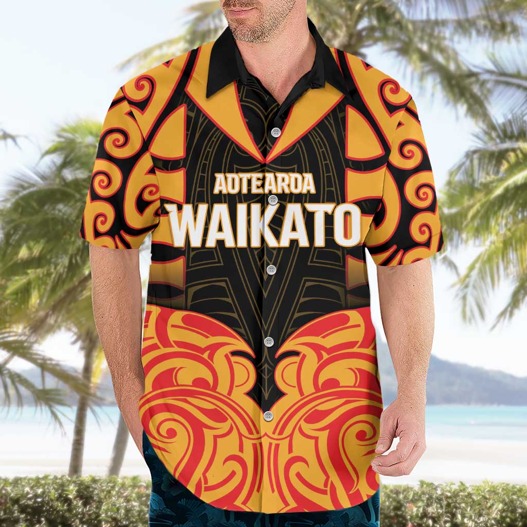 Custom Aotearoa Waikato Hawaiian Shirt Maori Pattern New Zealand DT05 - Polynesian Pride