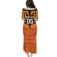 Custom Aotearoa Waikato Puletasi Maori Pattern New Zealand DT05 - Polynesian Pride