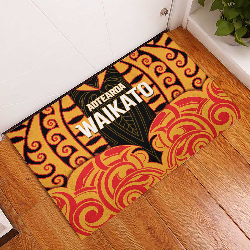 Aotearoa Waikato Rubber Doormat Maori Pattern New Zealand DT05 - Polynesian Pride