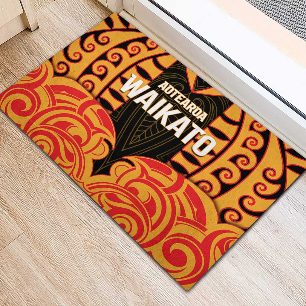 Aotearoa Waikato Rubber Doormat Maori Pattern New Zealand DT05 - Polynesian Pride