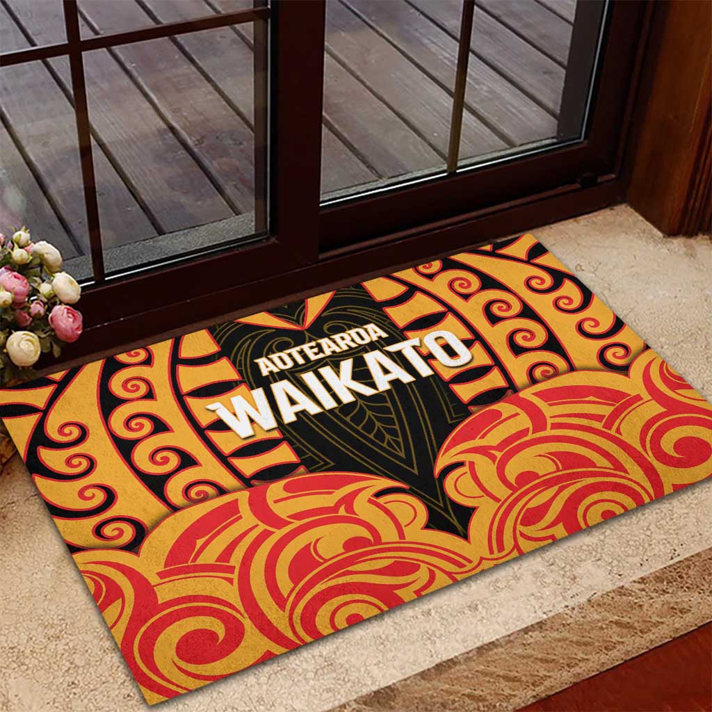 Aotearoa Waikato Rubber Doormat Maori Pattern New Zealand DT05 - Polynesian Pride