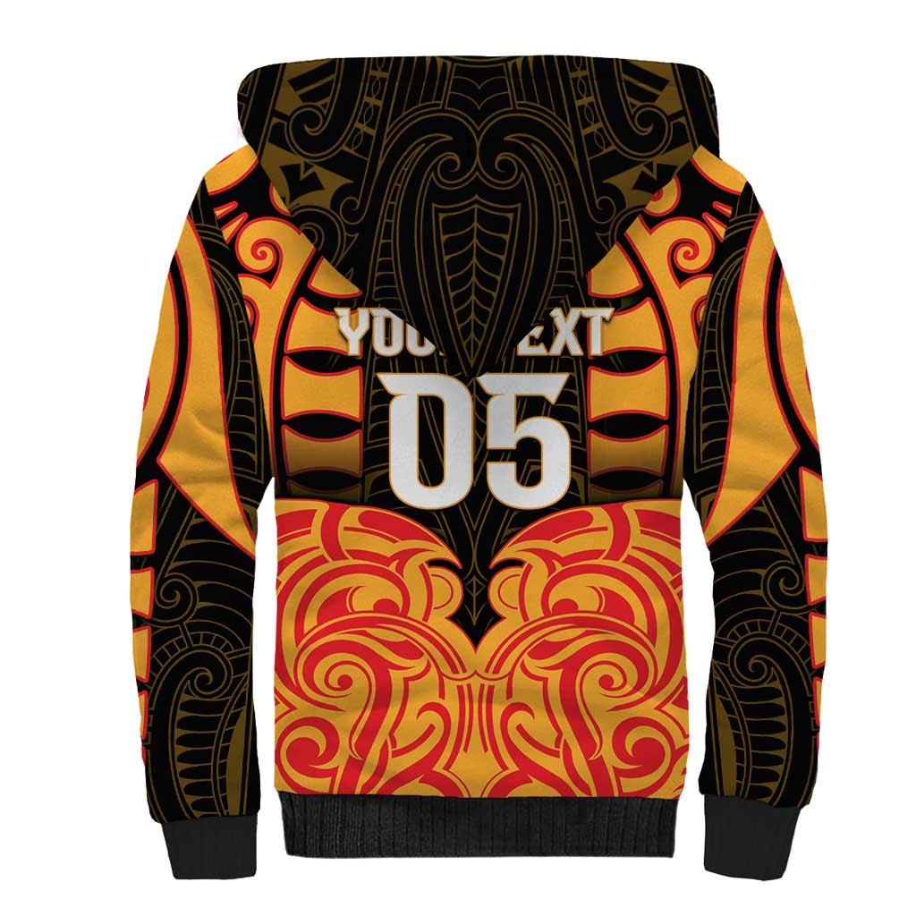 Custom Aotearoa Waikato Sherpa Hoodie Maori Pattern New Zealand DT05 - Polynesian Pride