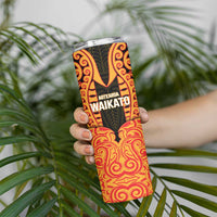 Custom Aotearoa Waikato Skinny Tumbler Maori Pattern New Zealand - Polynesian Pride