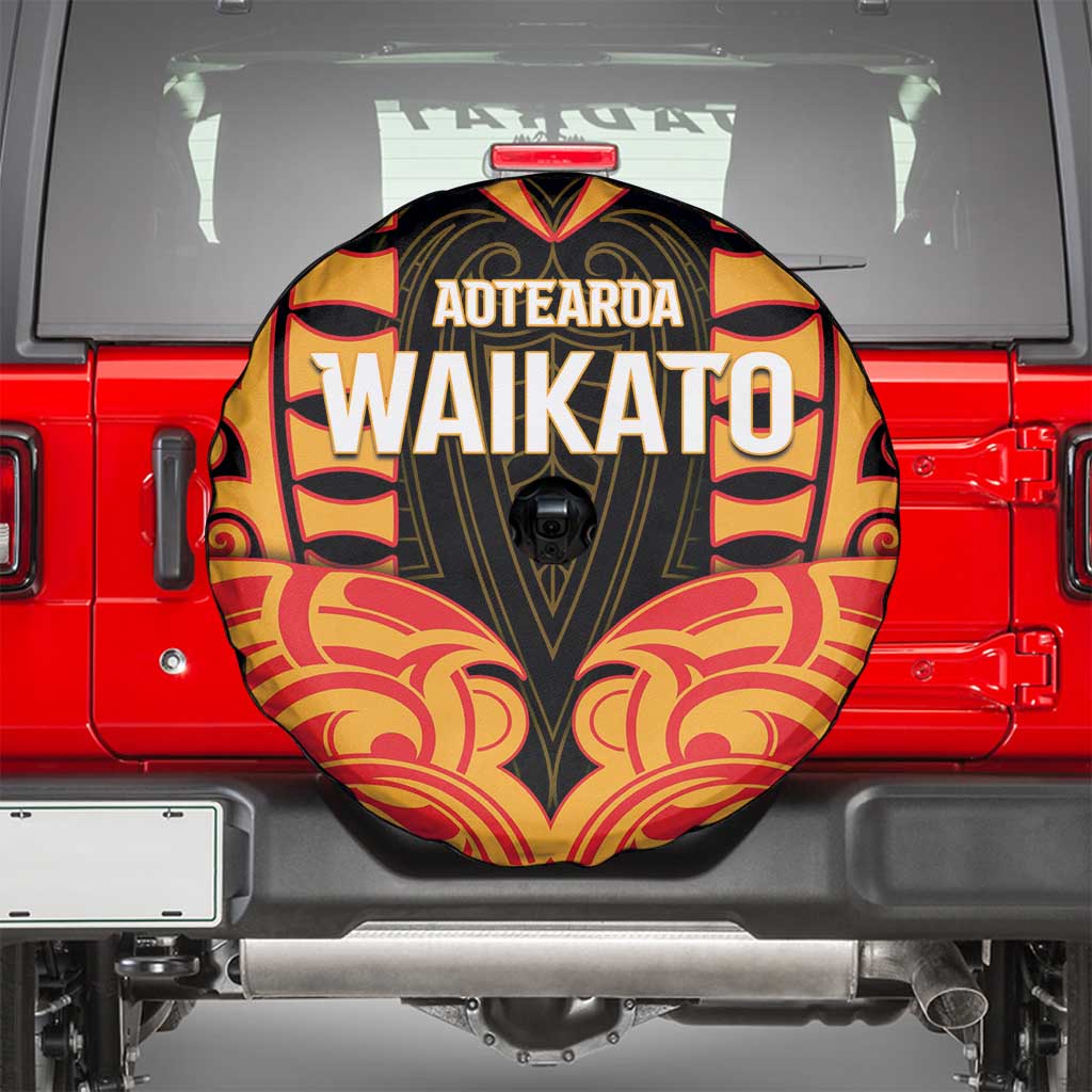 Aotearoa Waikato Spare Tire Cover Maori Pattern New Zealand - Polynesian Pride