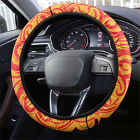 Aotearoa Waikato Steering Wheel Cover Maori Pattern New Zealand DT05 - Polynesian Pride