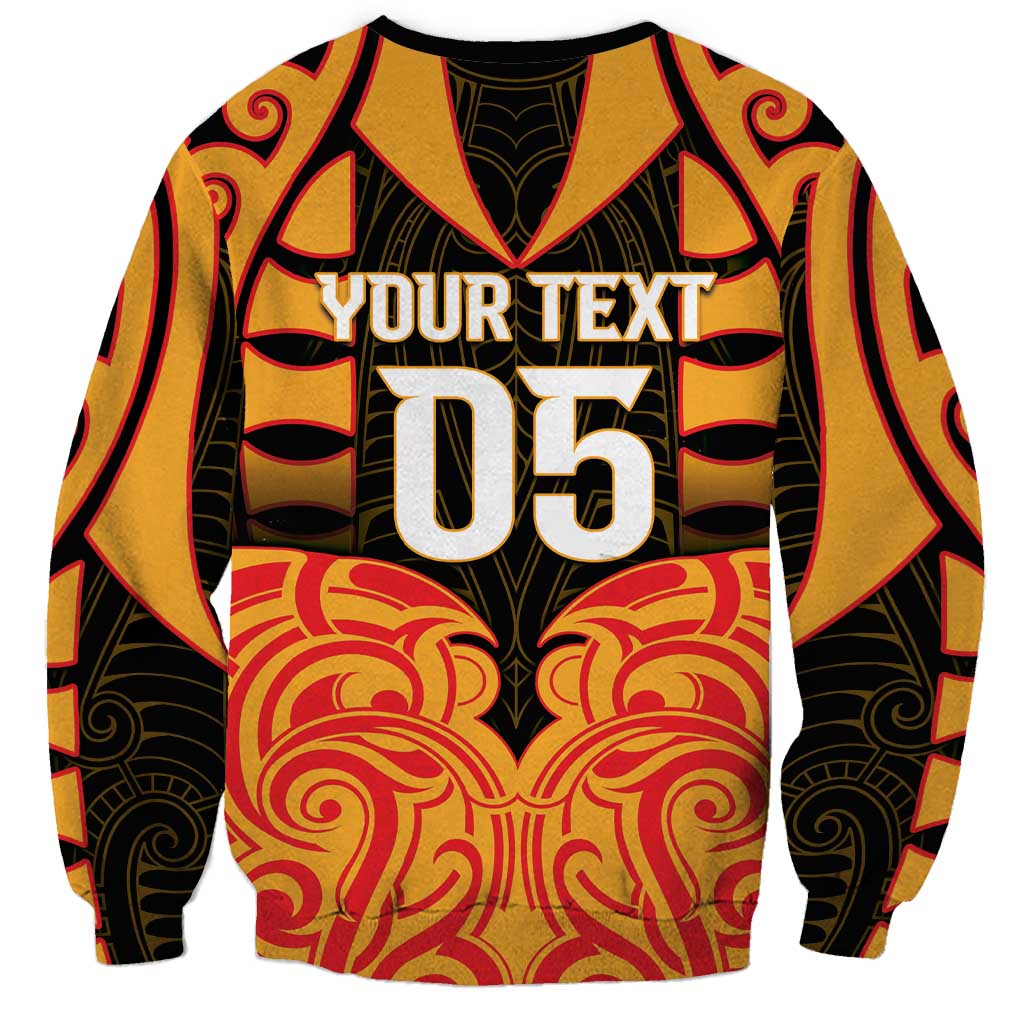 Custom Aotearoa Waikato Sweatshirt Maori Pattern New Zealand DT05 - Polynesian Pride