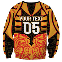 Custom Aotearoa Waikato Sweatshirt Maori Pattern New Zealand DT05 - Polynesian Pride