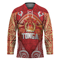 Tonga King's Birthday Hockey Jersey Gold Royal Crown Tribal Patterns