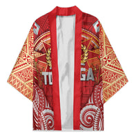 Tonga King's Birthday Kimono Gold Royal Crown Tribal Patterns