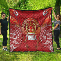 Tonga King's Birthday Quilt Gold Royal Crown Tribal Patterns