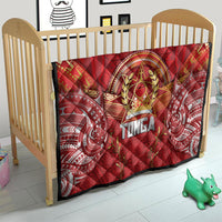 Tonga King's Birthday Quilt Gold Royal Crown Tribal Patterns