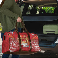 Tonga King's Birthday Travel Bag Gold Royal Crown Tribal Patterns