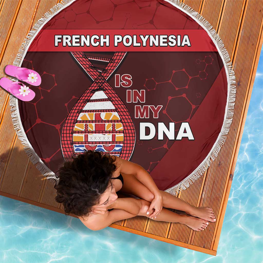 French Polynesia Is In My DNA Beach Blanket DT05 - Polynesian Pride
