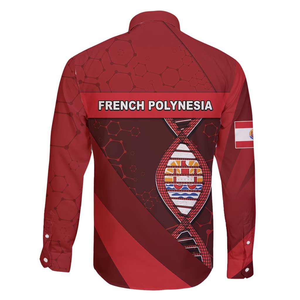 French Polynesia Is In My DNA Family Matching Long Sleeve Bodycon Dress and Hawaiian Shirt - Polynesian Pride