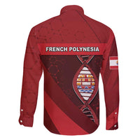 French Polynesia Is In My DNA Family Matching Long Sleeve Bodycon Dress and Hawaiian Shirt - Polynesian Pride