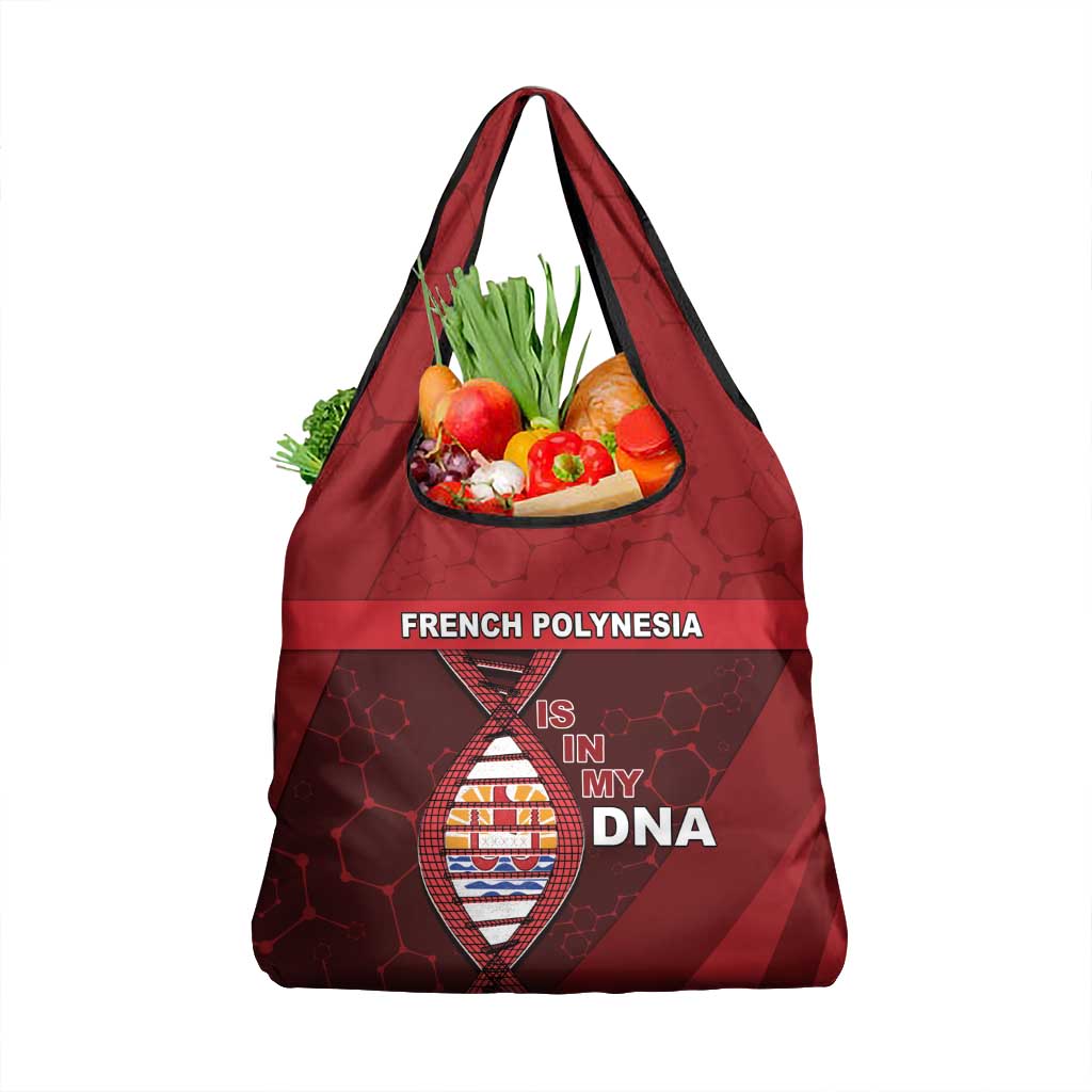 French Polynesia Is In My DNA Grocery Bag DT05 1-pack One Size Red - Polynesian Pride
