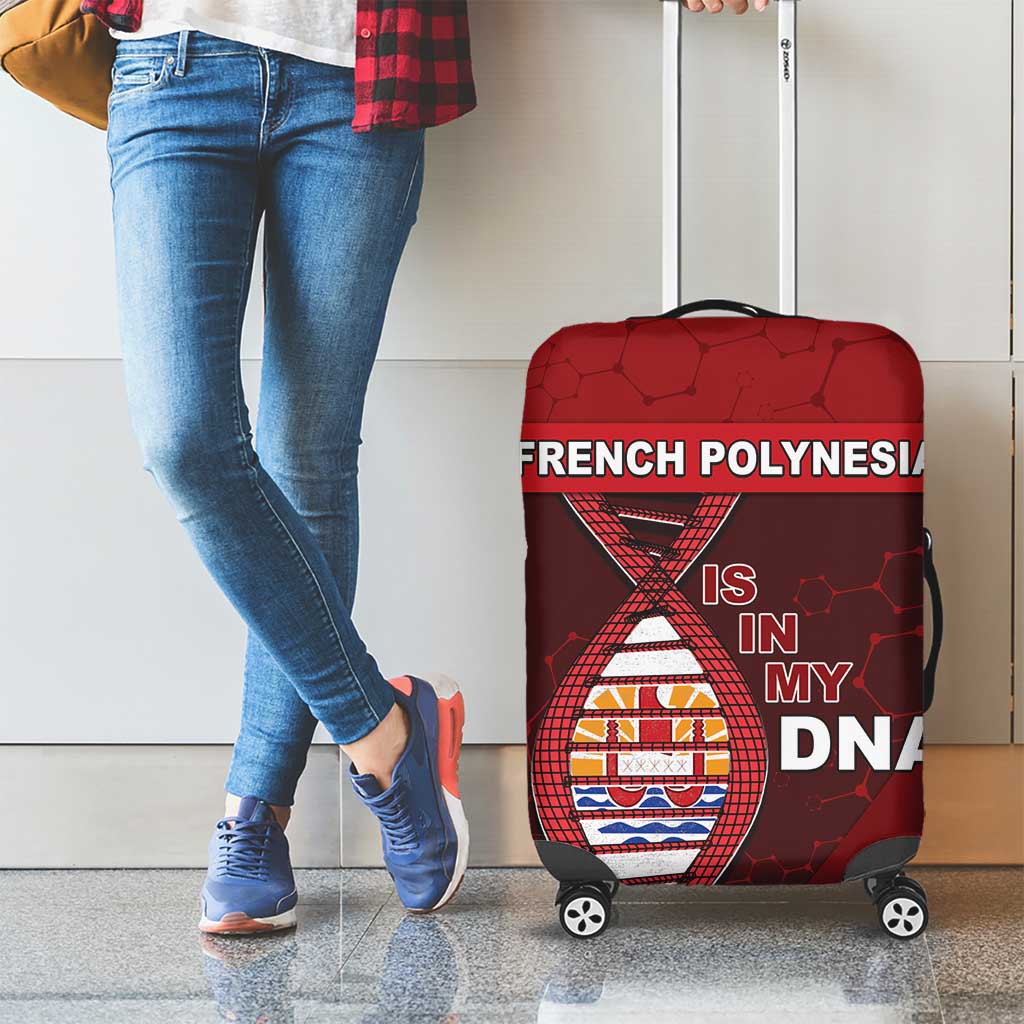 French Polynesia Is In My DNA Luggage Cover - Polynesian Pride