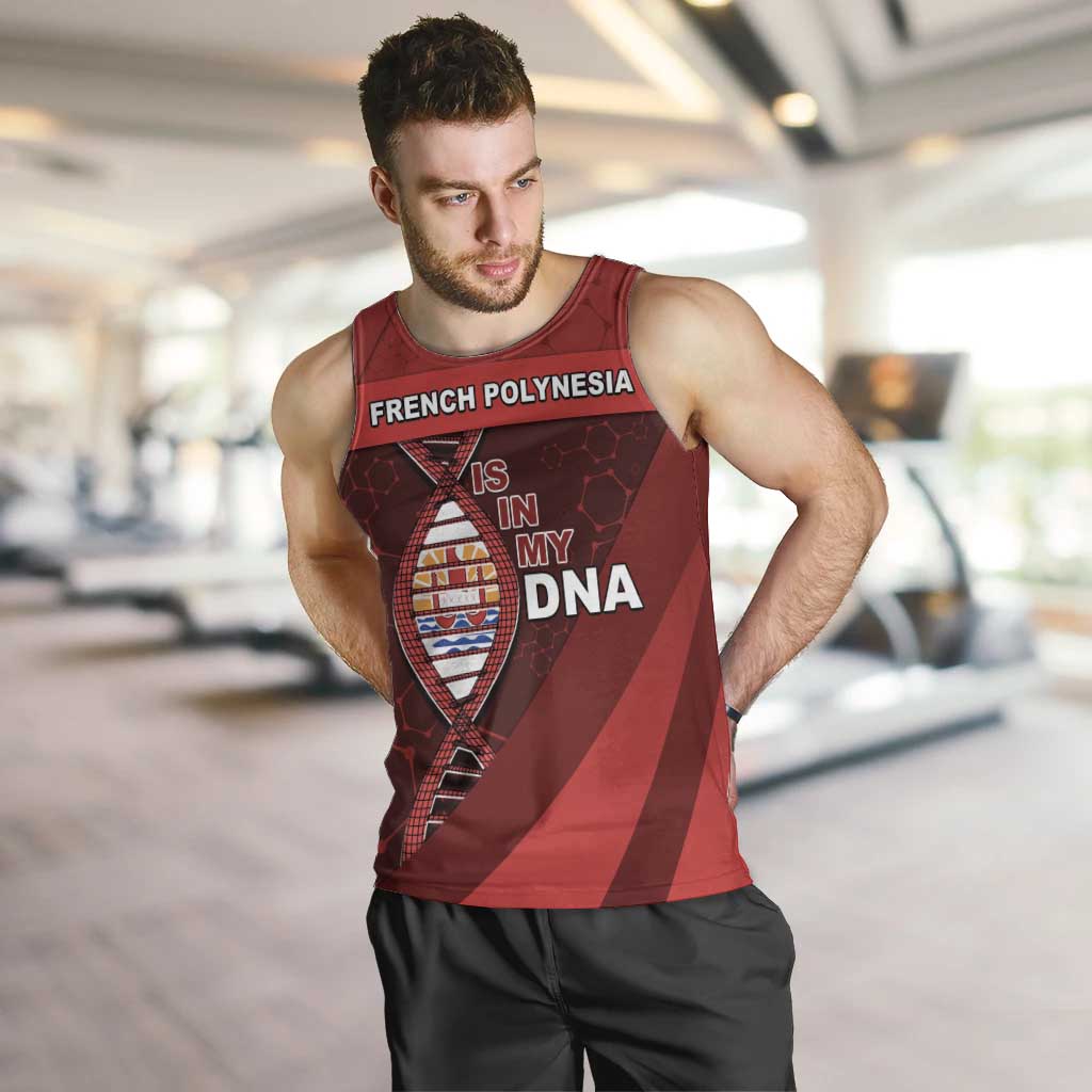 French Polynesia Is In My DNA Men Tank Top DT05 Red - Polynesian Pride