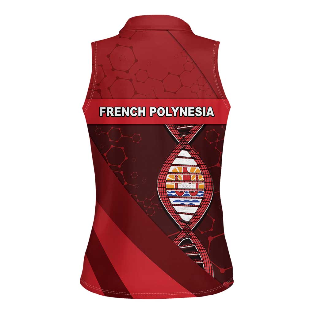 French Polynesia Is In My DNA Women Sleeveless Polo Shirt DT05 - Polynesian Pride