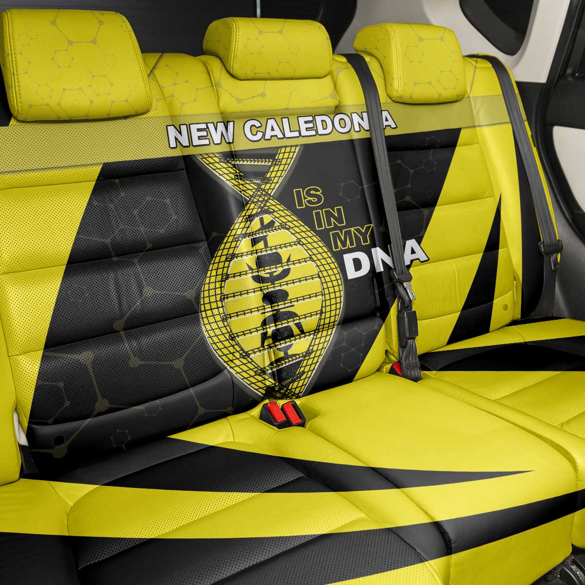 New Caledonia Is In My DNA Back Car Seat Cover - Polynesian Pride