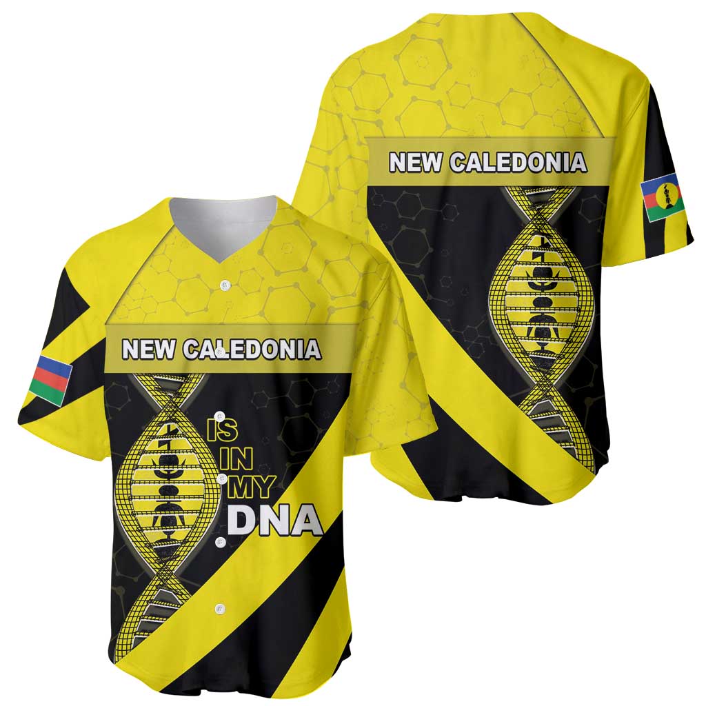 New Caledonia Is In My DNA Baseball Jersey - Polynesian Pride