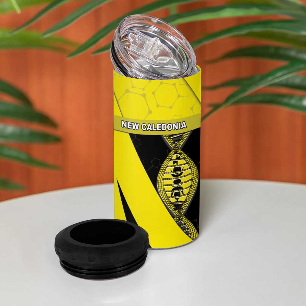 New Caledonia Is In My DNA 4 in 1 Can Cooler Tumbler - Polynesian Pride