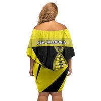 New Caledonia Is In My DNA Off Shoulder Short Dress - Polynesian Pride
