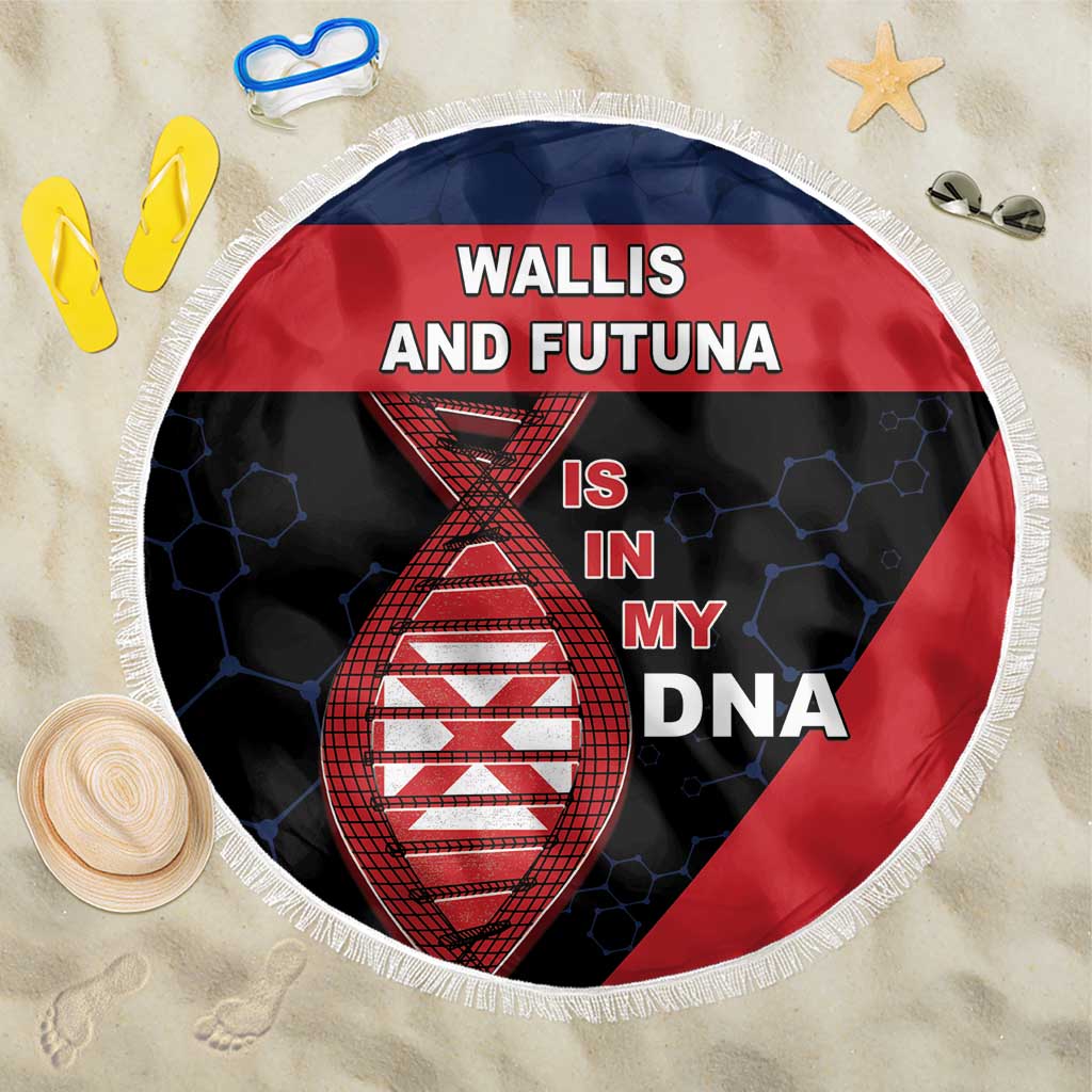 Wallis And Futuna Is In My DNA Beach Blanket - Polynesian Pride