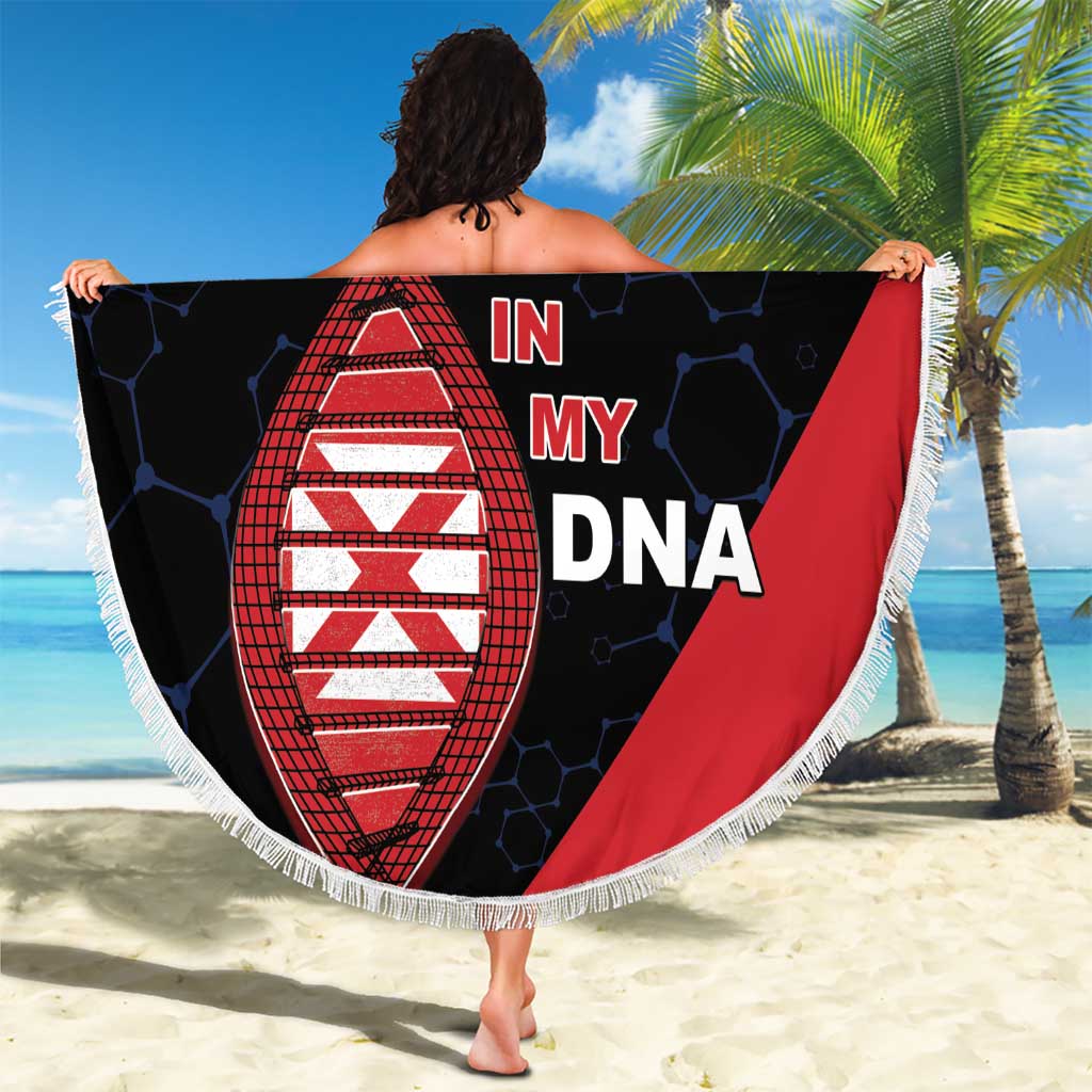 Wallis And Futuna Is In My DNA Beach Blanket - Polynesian Pride