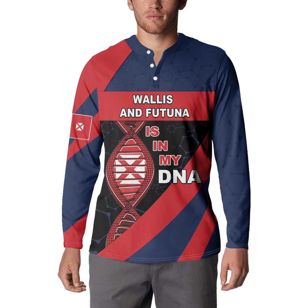 Wallis And Futuna Is In My DNA Button Sweatshirt - Polynesian Pride