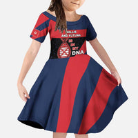 Wallis And Futuna Is In My DNA Family Matching Short Sleeve Bodycon Dress and Hawaiian Shirt - Polynesian Pride