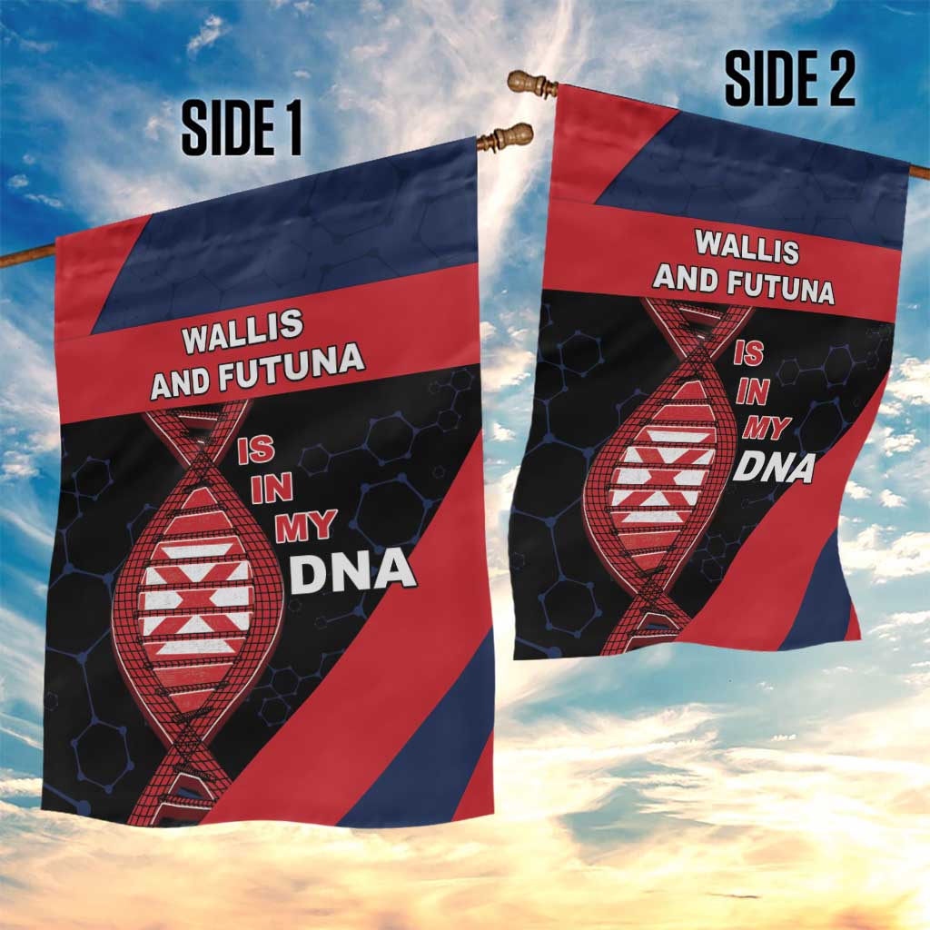 Wallis And Futuna Is In My DNA Garden Flag - Polynesian Pride