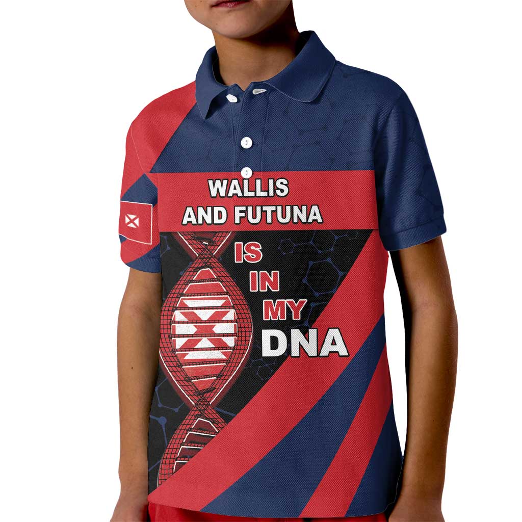Wallis And Futuna Is In My DNA Kid Polo Shirt - Polynesian Pride