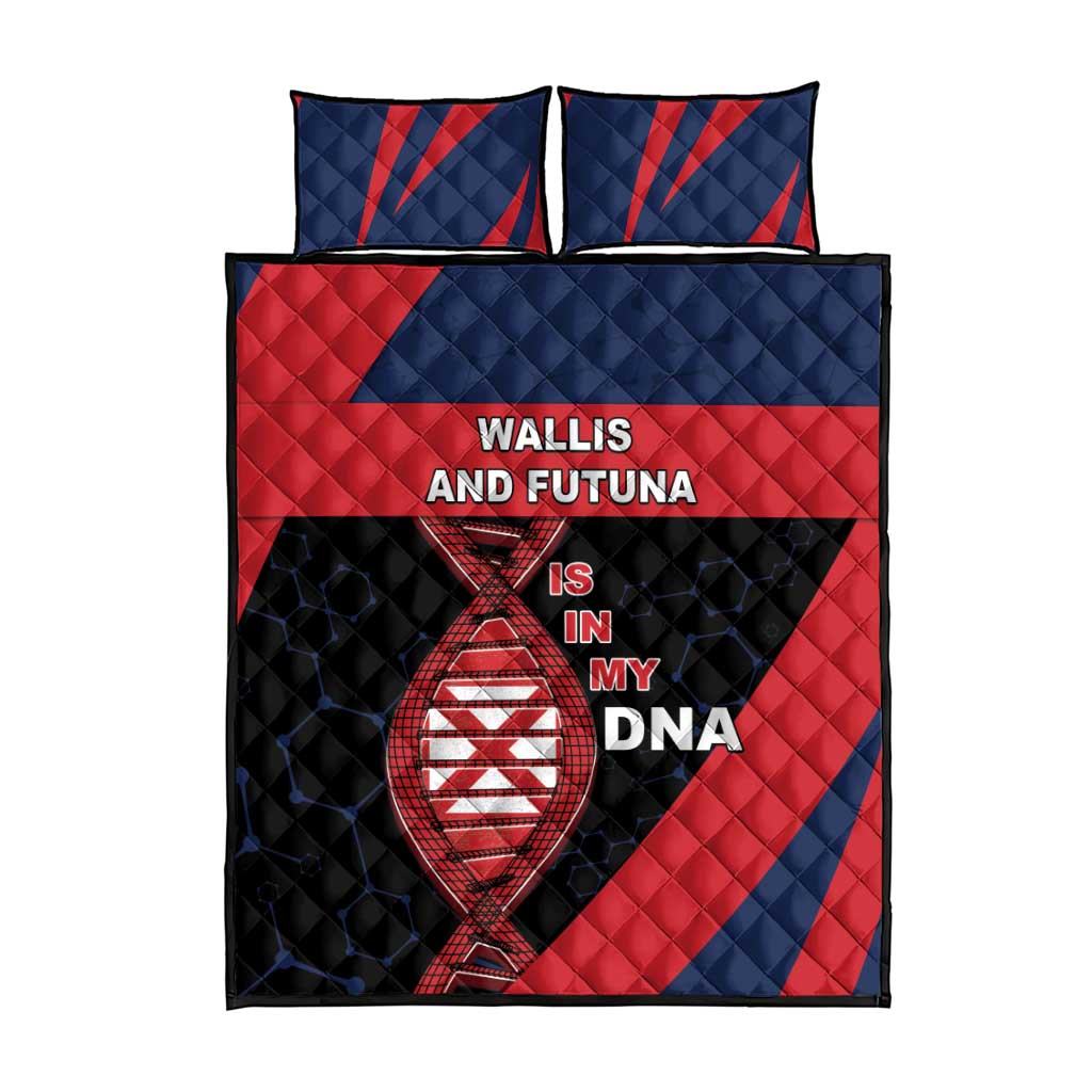 Wallis And Futuna Is In My DNA Quilt Bed Set - Polynesian Pride