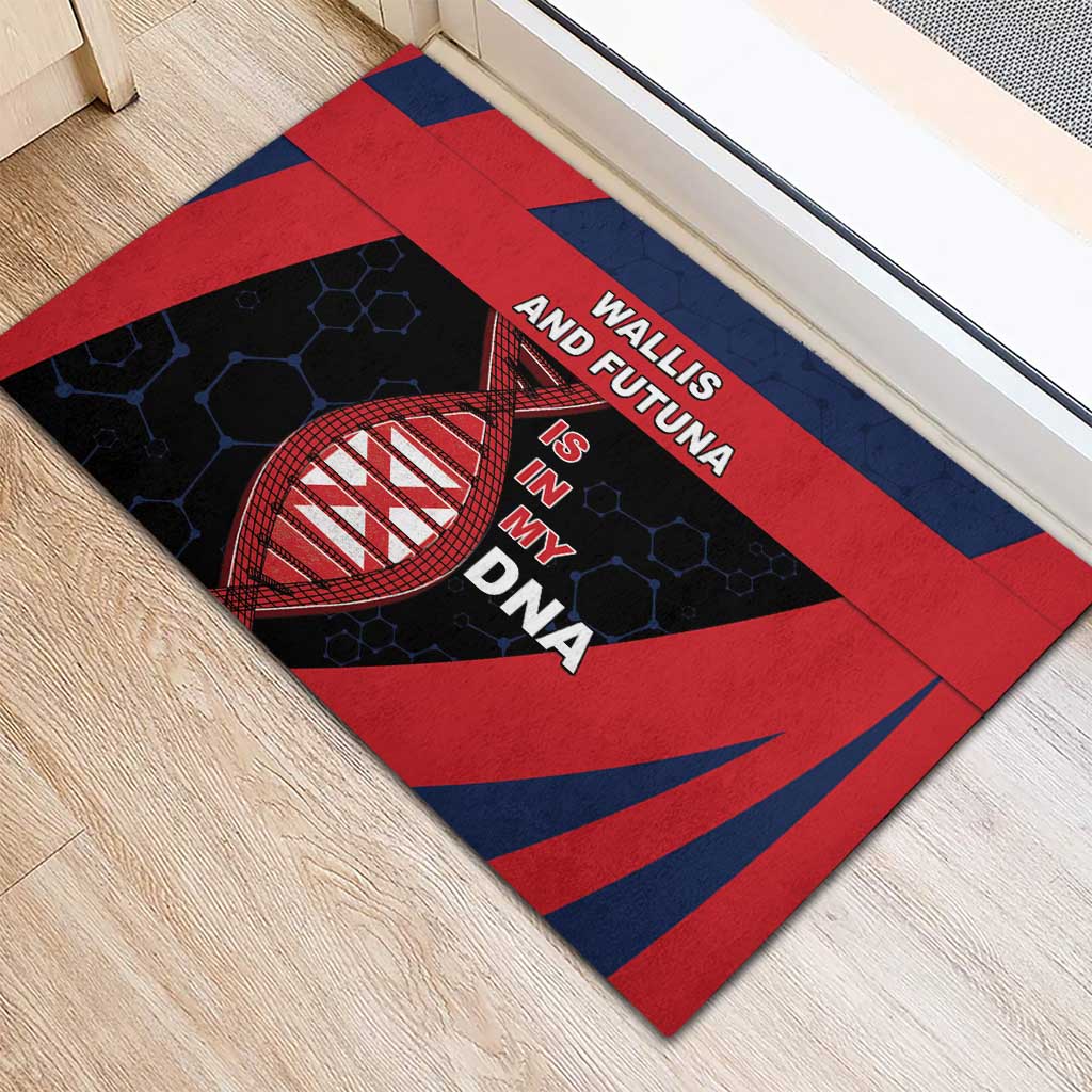 Wallis And Futuna Is In My DNA Rubber Doormat - Polynesian Pride
