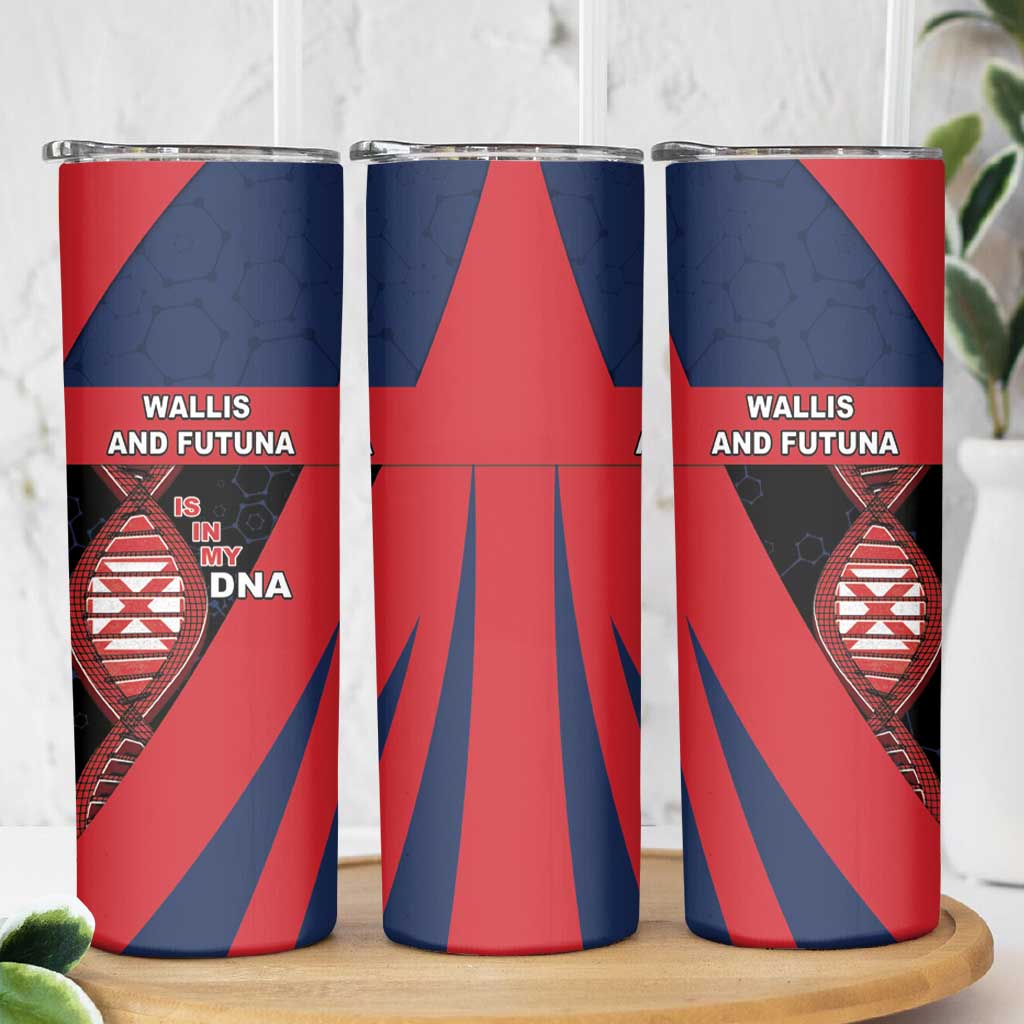 Wallis And Futuna Is In My DNA Skinny Tumbler - Polynesian Pride