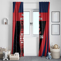 Wallis And Futuna Is In My DNA Window Curtain - Polynesian Pride