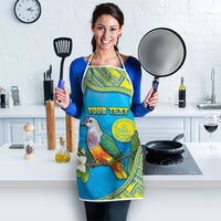 Personalised Palau Biib Bird Apron Rur Flower And Rock Islands Patterns