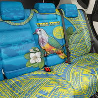 Personalised Palau Biib Bird Back Car Seat Cover Rur Flower And Rock Islands Patterns