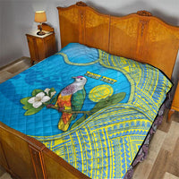 Personalised Palau Biib Bird Quilt Rur Flower And Rock Islands Patterns