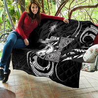 Guam Liberation Day Quilt Black White Latte Stone Tribal Patterns